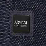 Armani Collezioni // Contrast Sleeve Quilted Puffer Blazer // Dark Blue (S)