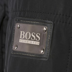 Hugo Boss // Patch Pocket Hooded Anorak // Black (S)