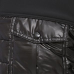 Moncler // Mixed Texture Patch Pocket Puffer // Black (L)