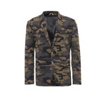 Philipp Plein // Camo Blazer // Brown (2XL)