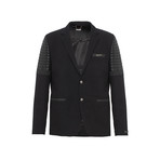 Philipp Plein // Moto Blazer // Black (L)