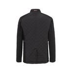 Prada // Quilted Military Coat // Black (S)
