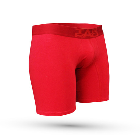 Cotton Spandex Boxer // Red (S)