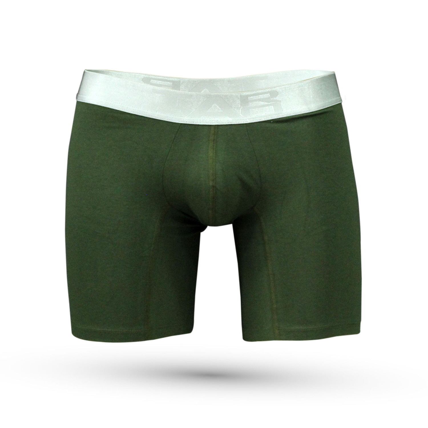Cotton Spandex Boxer // Military Green (L) Babalú Touch of Modern