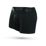 Corto Cotton Spandex Boxer // Black (S)