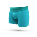 Corto Cotton Spandex Boxer // Green Jade (M)