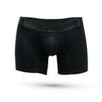 Corto Cotton Spandex Boxer // Black (S)