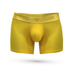 Malla Microfiber Boxer Mesh // Yellow (M)