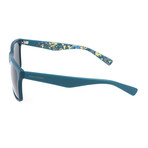 Crenshaw Sunglass // Teal + Grey