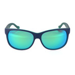 Templin Sunglass // Blue + Green