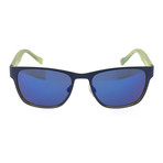 Firestone Sunglass // Blue + Lime