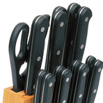 Lagos Cutlery + Black // 15 Piece Set