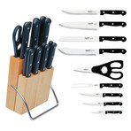 Lagos Cutlery + Black // 15 Piece Set