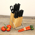 Lagos Cutlery + Black // 15 Piece Set