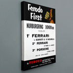 Nurburgring 1000 Km Ferodo 1964 Advertisement (18"W x 24"L x 1.625"D)