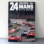 1964 Le Mans 24 Hour Program Cover (18"W x 24"L x 1.625"D)