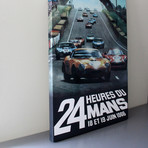 1966 Le Mans 24 Hour Program Cover (18"W x 24"L x 1.625"D)