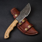 Grizzly Adams Handmade Damascus Steel Tracker Knife