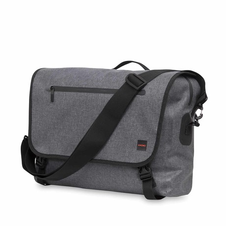 Rupert Laptop Messenger Bag // Grey