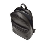 Albion Leather Laptop Backpack (Black)