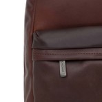 Albion Leather Laptop Backpack (Brown)