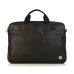 Durham Leather Briefcase // Black