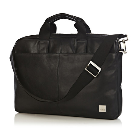 Durham Leather Briefcase // Black