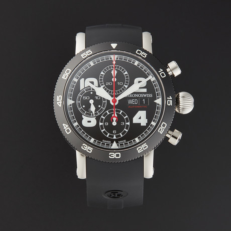 Chronoswiss Timemaster Chronograph Day Date Automatic // CH-9043B-BK // Store Display
