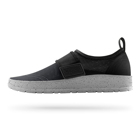 Aqua Lennon Strap Sneaker // Really Black + Skyline Grey Speckle (US: 7)