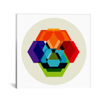 Modern Art // The Sky & You Composition (18"W x 18"H x .75"D)