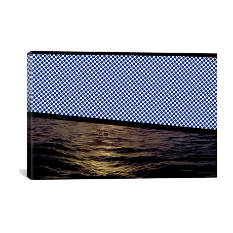 Modern Art // Sunset at Sea (26"W x 18"H x .75"D)