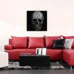 Modern Art // Skull Fibers (18"W x 18"H x .75"D)