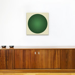 Modern Art // Green Orb (18"W x 18"H x .75"D)