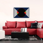 Modern Art // Moon in Darkness (26"W x 18"H x .75"D)