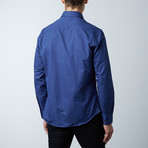 Paolo Lercara // Sport Shirt // Dark Blue Pattern (XL)