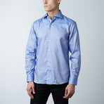 Modern Fit Shirt // Blue Woven (US: 18R)
