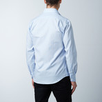 Luca Baretti // Modern Fit Shirt // Light Blue Check (US: 18R)