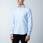 Luca Baretti // Modern Fit Shirt // Light Blue Woven (US: 17R)