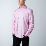 Luca Baretti // Modern Fit Shirt // Pink Woven (US: 17R)