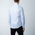 Luca Baretti // Modern Fit Shirt // Light Blue Pinstripe (US: 16.5R)