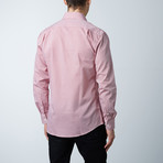 Luca Baretti // Modern Fit Shirt // Red Squares (US: 16R)