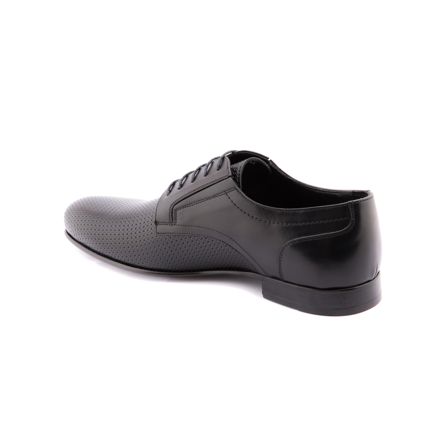 Texture Plain-Toe Derby // Black (Euro: 40) - Boots + Dress Shoe ...