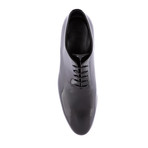 Textured Wing-Tip Oxford // Black (Euro: 45)