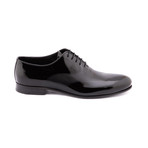 Textured Wing-Tip Oxford // Black (Euro: 45)