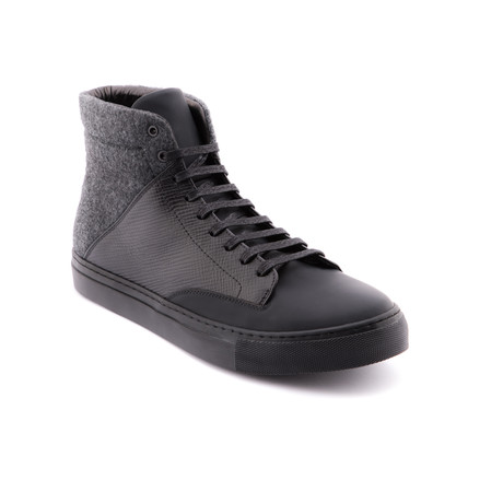 High-Top Sneaker // Black (Euro: 45)