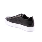 Side-Zip Low-Top Sneaker // Black (Euro: 42)