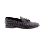 Textured Tassel Loafer // Black (Euro: 43)