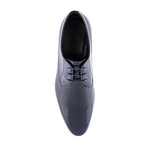 Textured Cap-Toe Derby // Navy (Euro: 46)