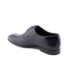 Textured Cap-Toe Derby // Navy (Euro: 46)