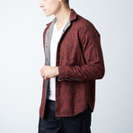 Fillmore L/S Reversible Plaid W/ Print Top // Barn (XL)